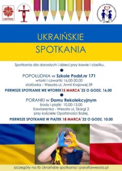 Ukraińskie spotkania, plakat